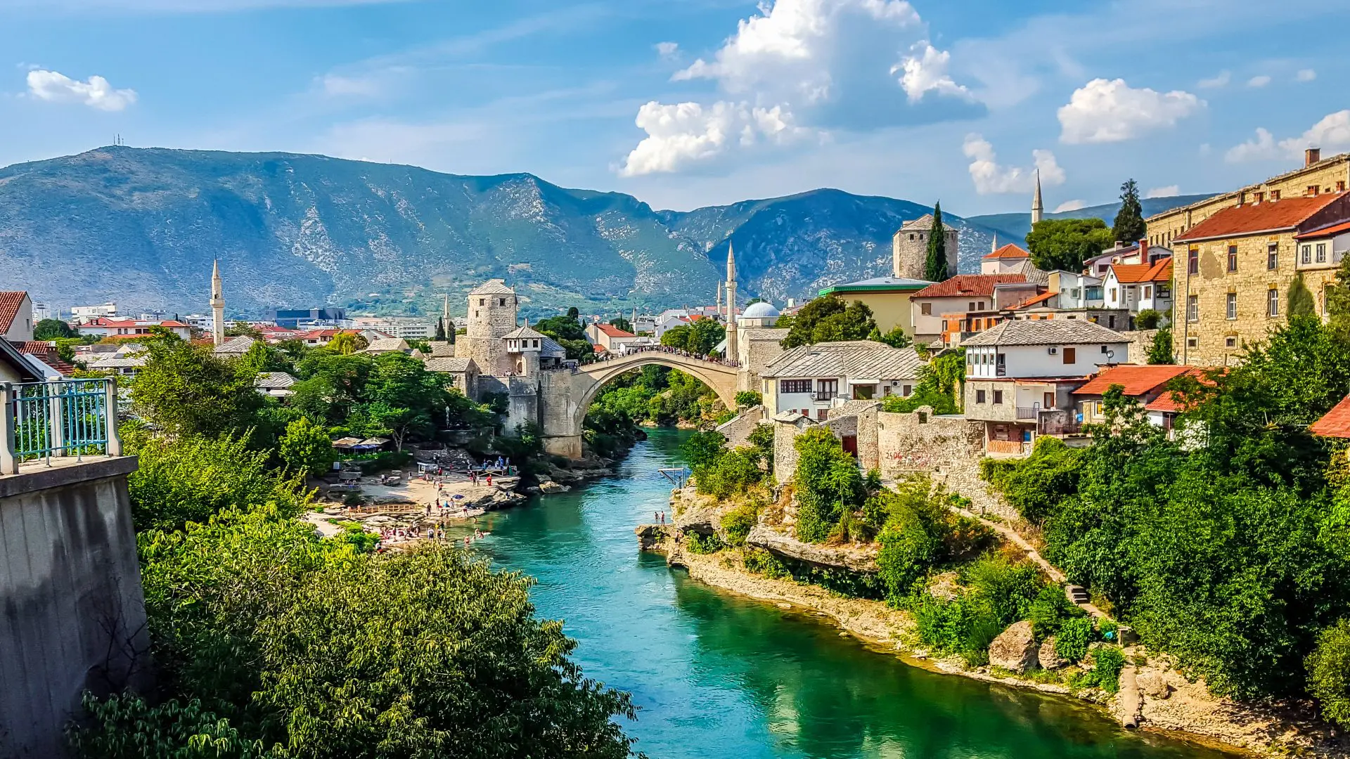 Panorama van Mostar