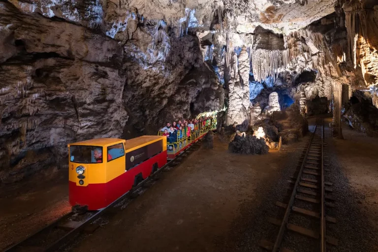 Train de la grotte de Postojna